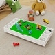 preview thumbnail 3 of 7, The 2 in 1 Rollaway Play Table and Toy Organizer Compatible with Lego Suitable for Storing Under Bed or Sofa-White
