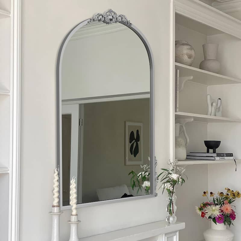 Traditional Arched Mirror Baroque Style Mirror