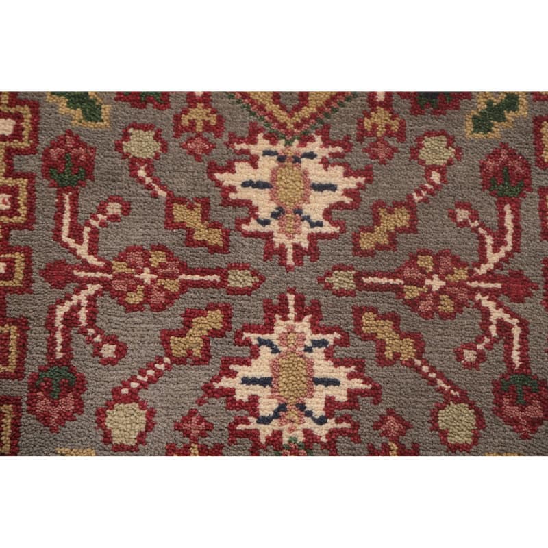 Geometric Heriz-Serapi Accent Rug Handmade Oriental Wool Carpet - 2'6"x 5'10"