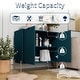 preview thumbnail 5 of 56, Clihome 2-Door Storage Media Accent Buffet Sideboard