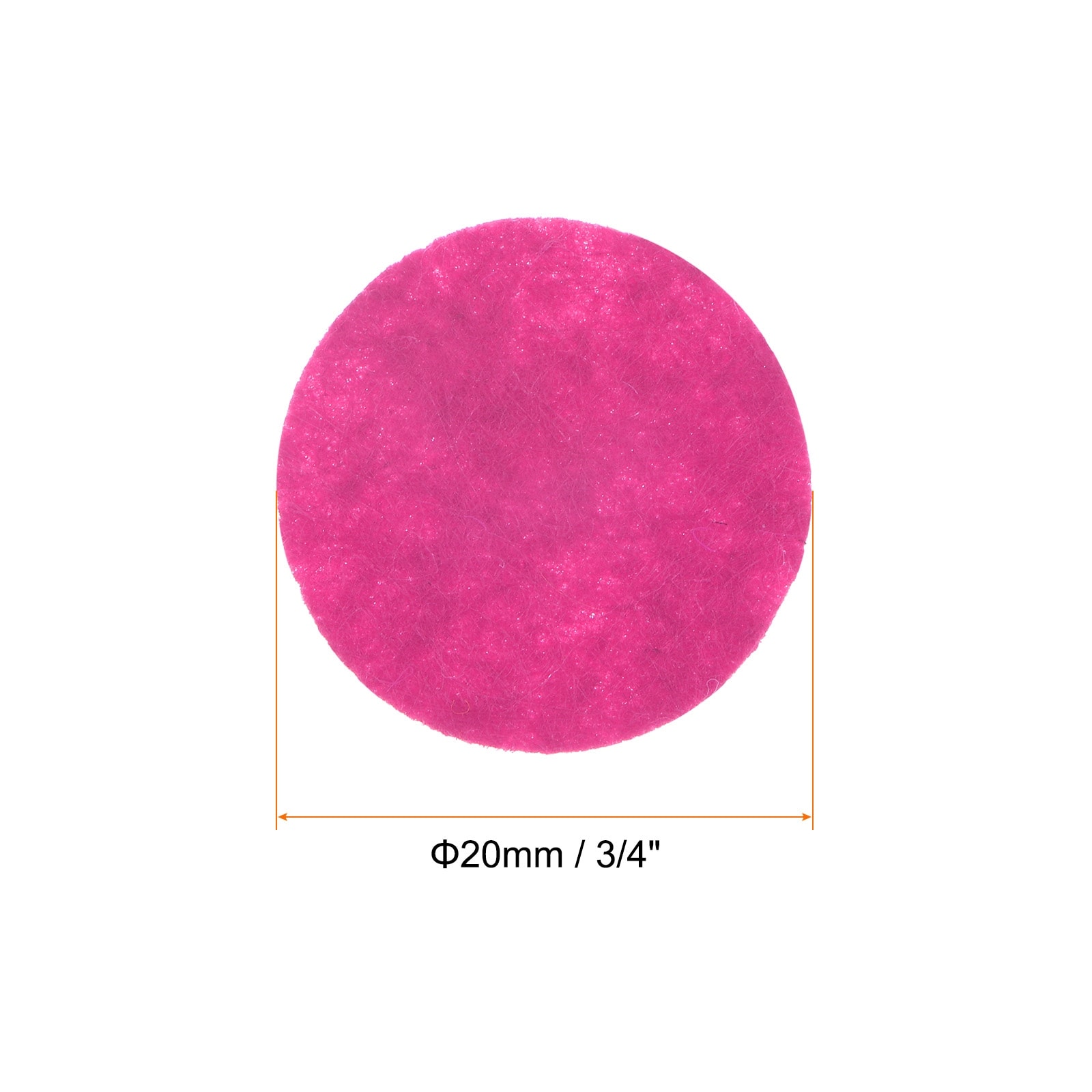 Round Felt Circles, Craft Felt Pads Non-Woven Fabric Pad