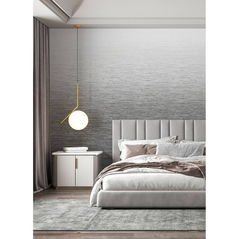 REMIX Walls by Katie Hunt Mist Light Grey Ombre Wall Mural