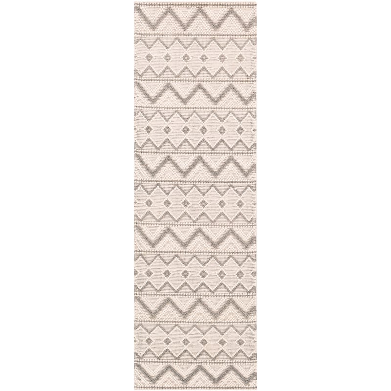 Livabliss Pirlo Handmade Geometric Boho Farmhouse Wool Area Rug