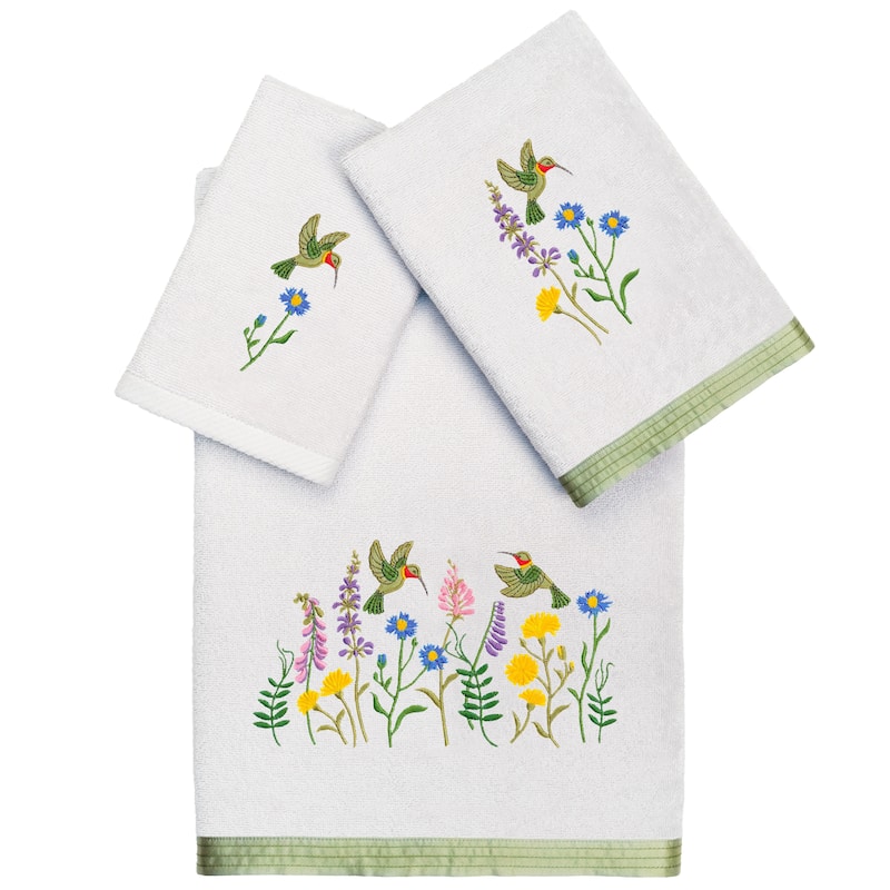 Authentic Hotel and Spa Turkish Cotton Hada 3 PC Towel Set - Silver