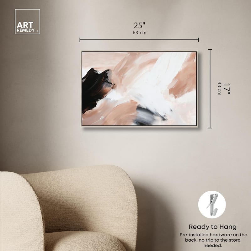 Swirls of Cream I Canvas by Art Remedy