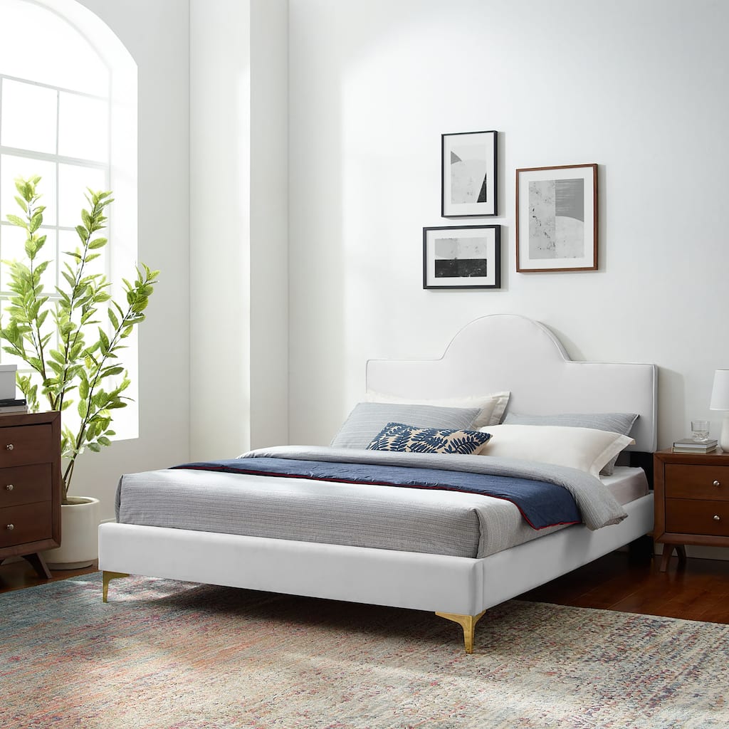 Sunny Performance Velvet King Bed