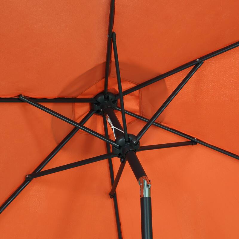 Ainfox 7.5ft Patio Umbrella Outdoor Umbrella Tilt Multi-color Without Base
