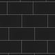 preview thumbnail 10 of 9, Merola Tile Crown Heights 3"x 6" Matte Black Ceramic Wall Tile Sample 6" x 3"