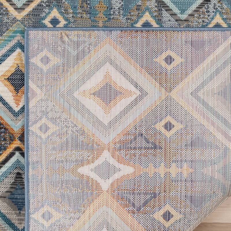 Gertmenian Caravan Modern Moroccan Bohemian UV Protected Polypropylene Woven Indoor/ Outdoor Area Rug Collection