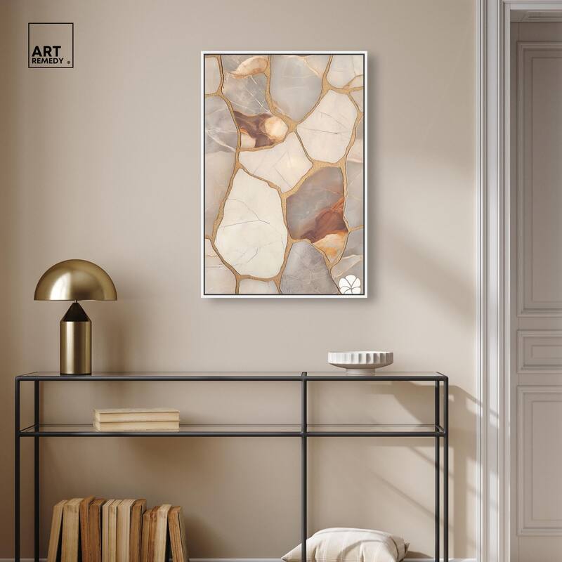 Textured Earthy Tones I Canvas by Art Remedy