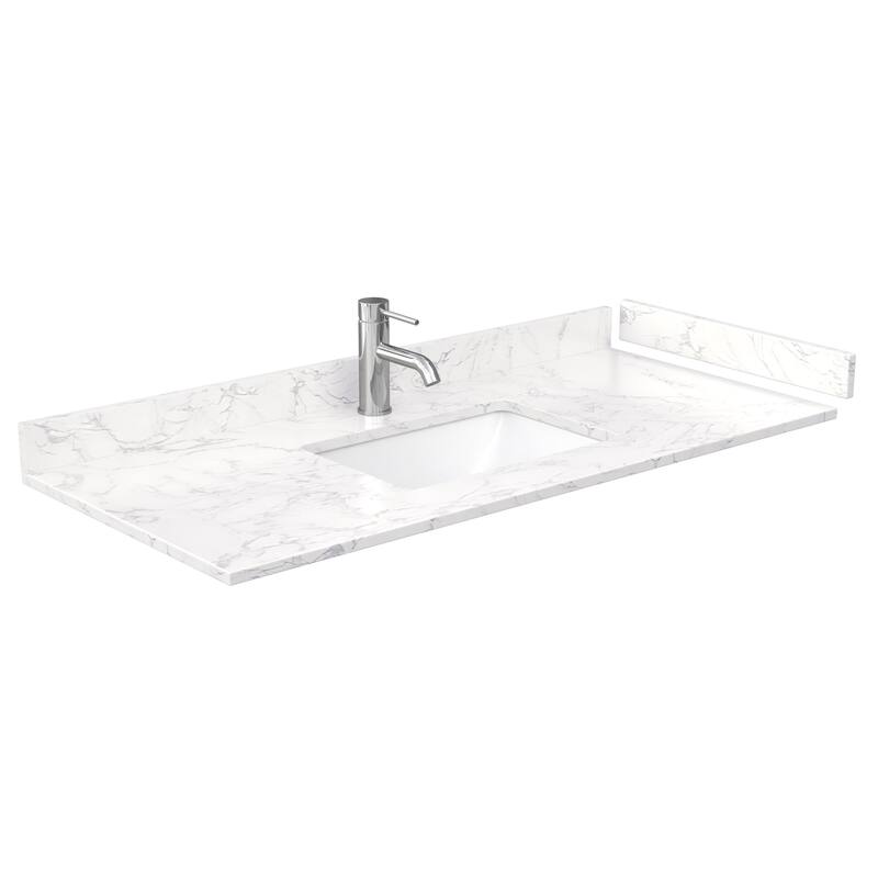 Deborah 48-inch Single Vanity, Cultured Marble Top