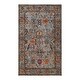 preview thumbnail 1 of 6, Hand Knotted Traditional Tribal Wool Gray Area Rug - 5' 3" x 8' 8"