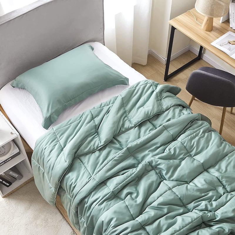 Cool as a Cucumber - Coma Inducer® Cooling Comforter Set - Iceberg Green