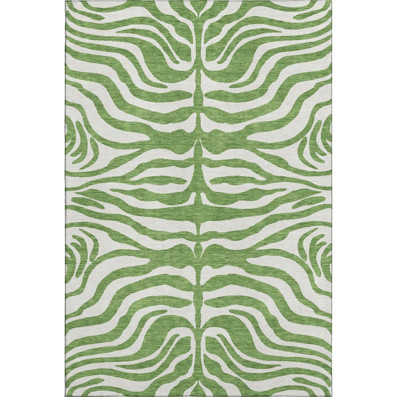 Premium Washable Super Soft Zebra Print Mayfield Rug