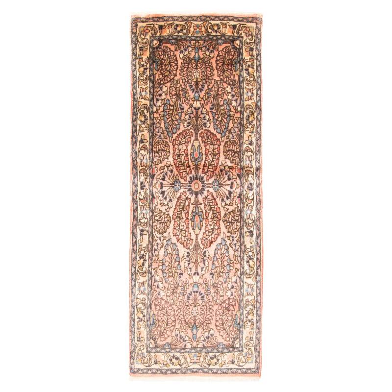 ECARPETGALLERY Hand-knotted Kayseri Copper Wool Rug - 2'0 x 5'6