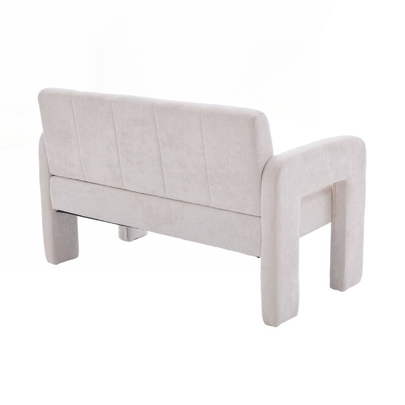 Modern Double Armchair Living Room & Bedroom Compact Upholstered Sofa Leisure Sofa