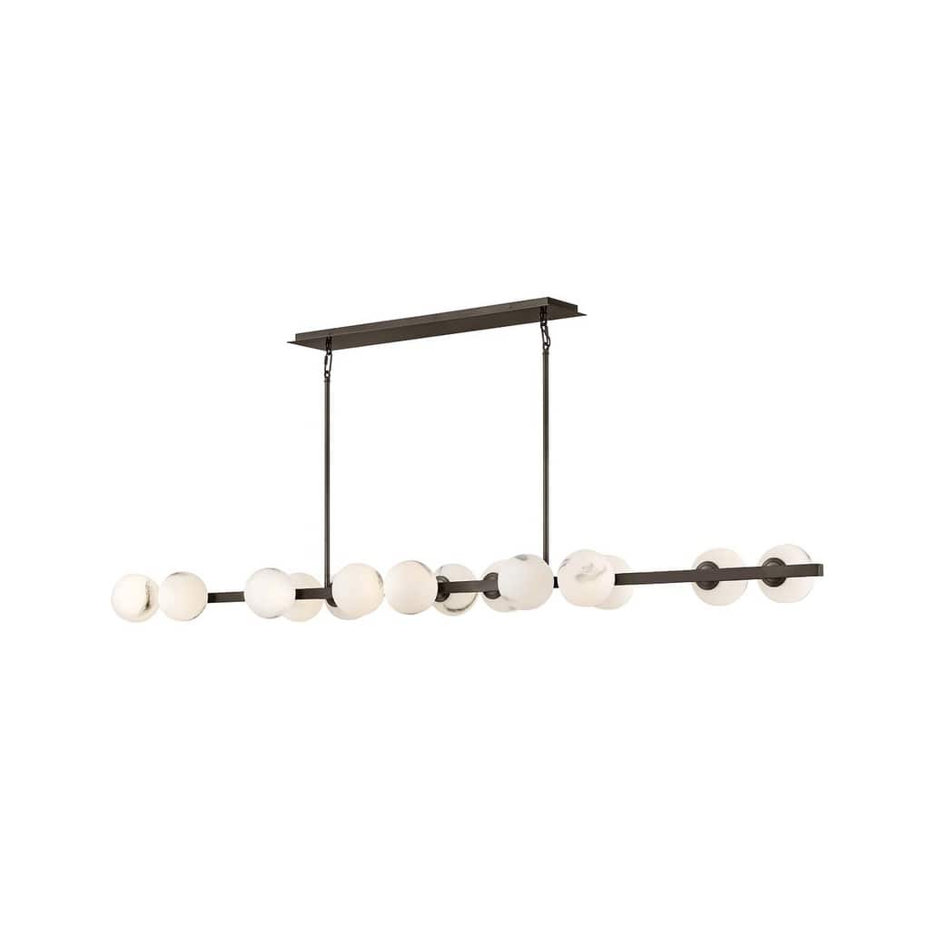 Fredrick Ramond FR41909 Selene 14 Light 74" Wide Linear Chandelier