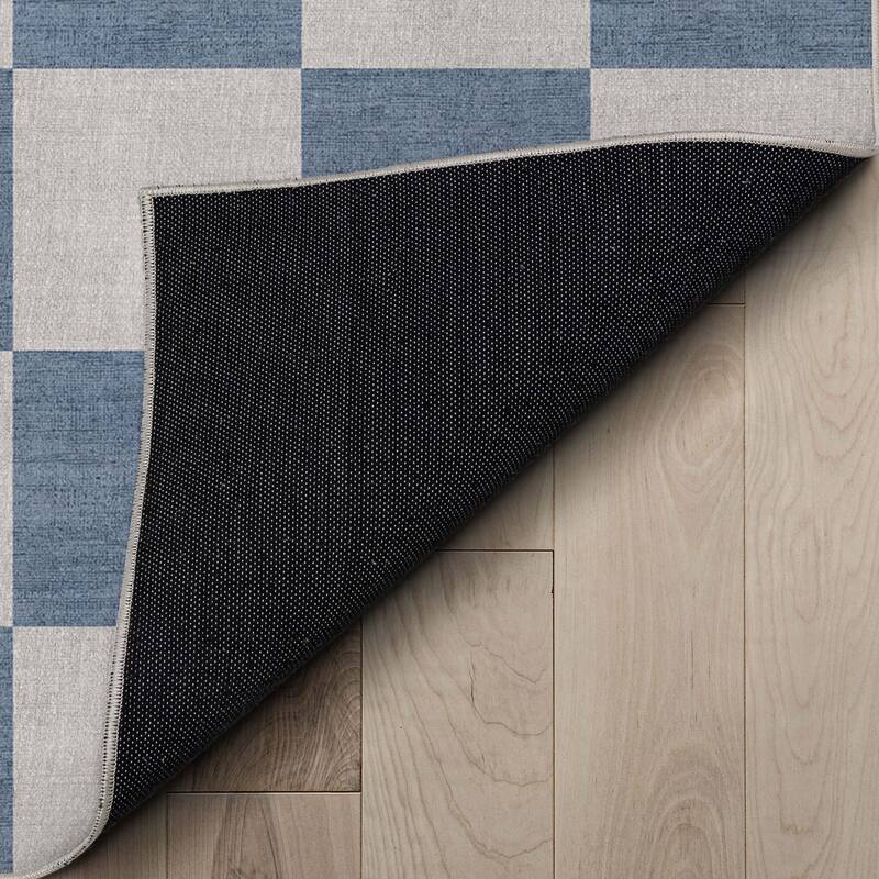 Well Woven Apollo Square Modern Geometric Flat-Weave Area Rug