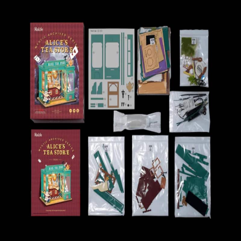 DIY 3D House Puzzle - Alice's Tea Store 136 Pcs