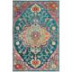 SAFAVIEH Crystal Floretta Vintage Boho Medallion Rug