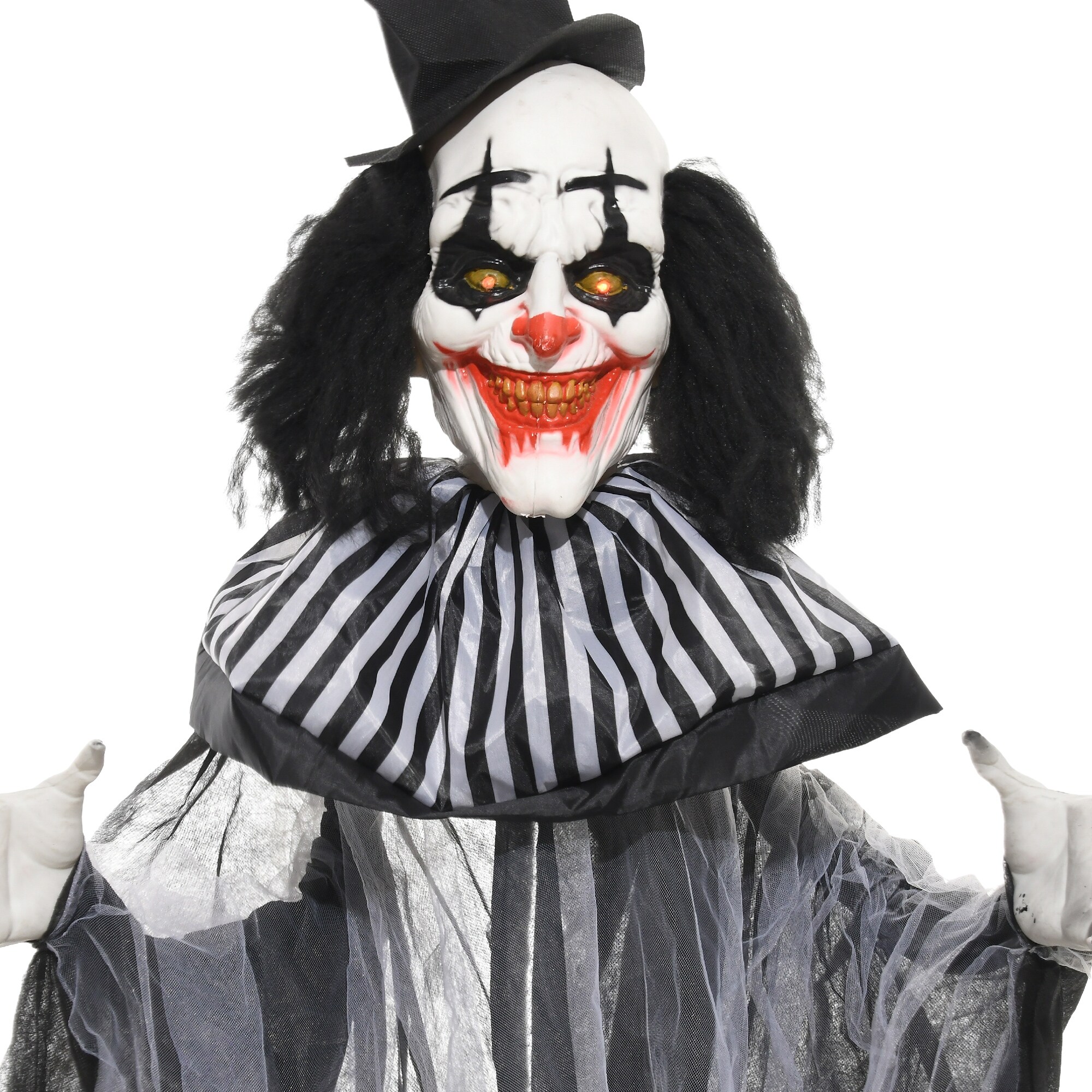 Halloween Outdoor Life Size Decoration, Black and White Striped Clown - Bed Bath & Beyond - 41625434 Halloween Outdoor Life Size Decoration, Black and White Striped Clown - Bed Bath & Beyond - 41625434