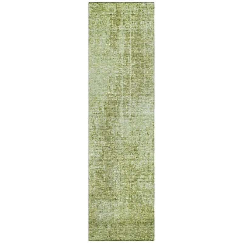 Machine Washable Indoor/ Outdoor Chantille Abstract Ombre Rug
