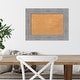 preview thumbnail 49 of 48, Bark Rustic Framed Cork Bulletin Memo Board