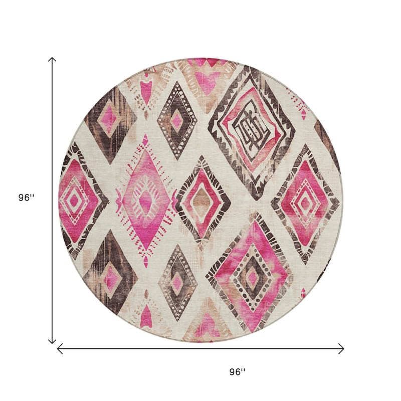 HomeRoots Aztec Transitional Rectangle Outdoor Rug