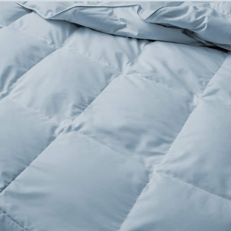 Lightweight Microfiber White Goose Down and Feather Fiber Comforter
