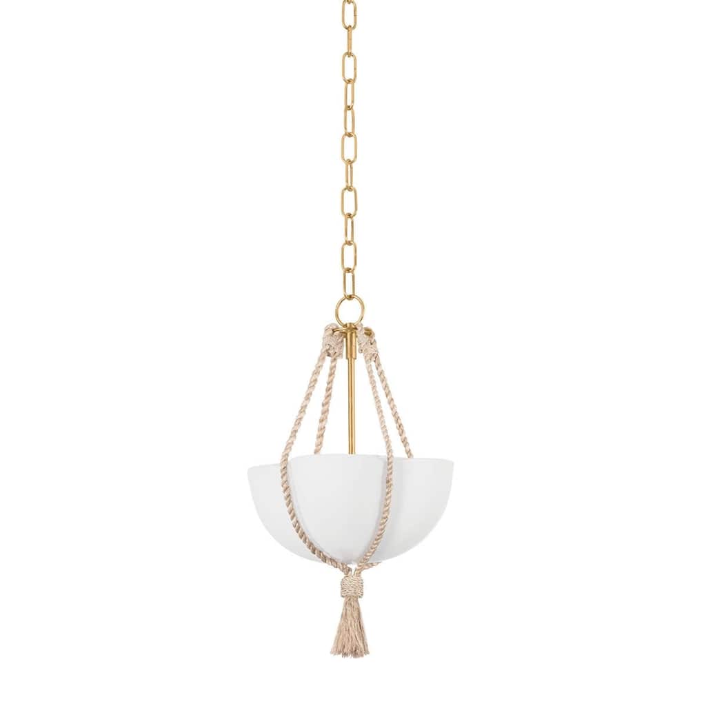 Hudson Valley Lighting 1013 Amberley 12" Wide Mini Pendant with Matte