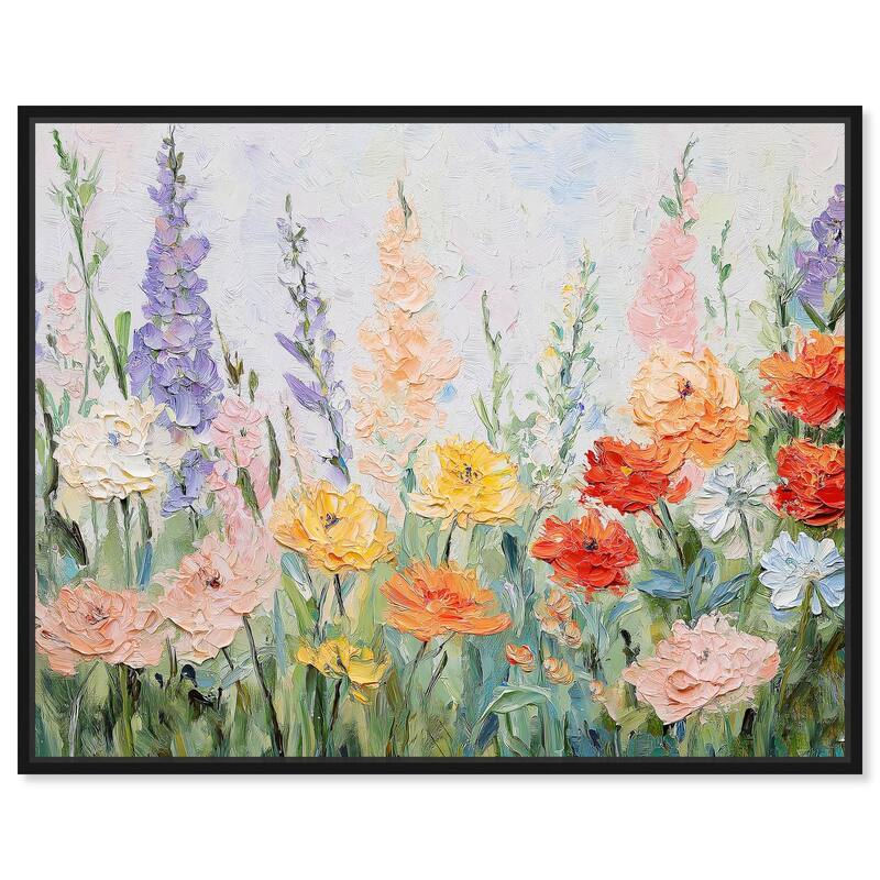 Summer Abundance I Canvas by Art Remedy - Black - 45" x 36"
