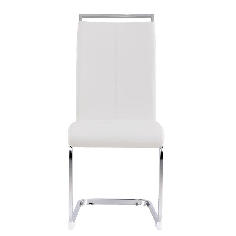 Modern Dining Chairs PU Faux Leather set of 4