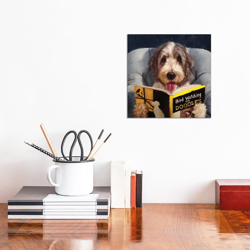 iCanvas "Ornithology For Doodles" by Lucia Heffernan Canvas Print - 12x12x0.75
