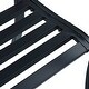 preview thumbnail 5 of 4, 47.2" Patio Bench, Made of Powder-Coated Steel, Outdoor Backyard Bench, Sturdiness and Stability, Stylish Outdoor Furniture