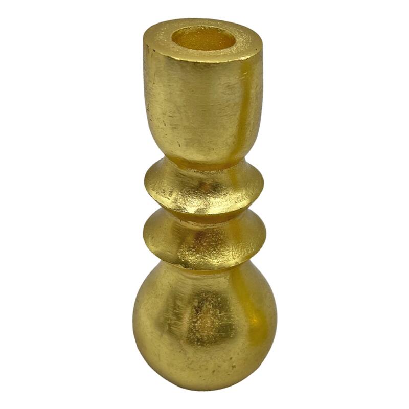 7 Inch Decorative Handmade Aluminum Modern Candle holder Set of 2 - 3 x 3 x 6.5 in