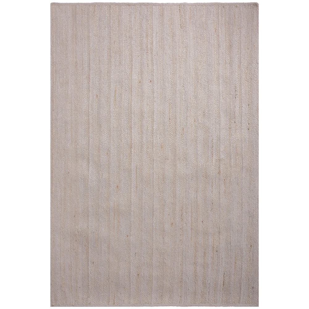 Alora Decor Zenon Tone on Tone Solid Jute Area Rug
