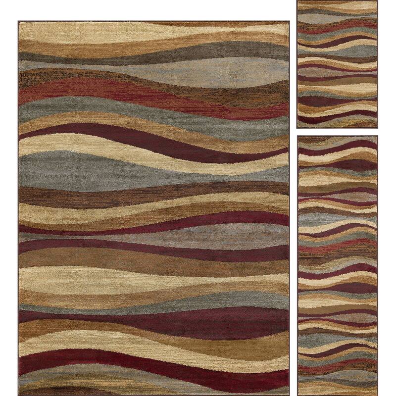 Rhythm Modern & Contemporary Abstract Indoor Area Rug