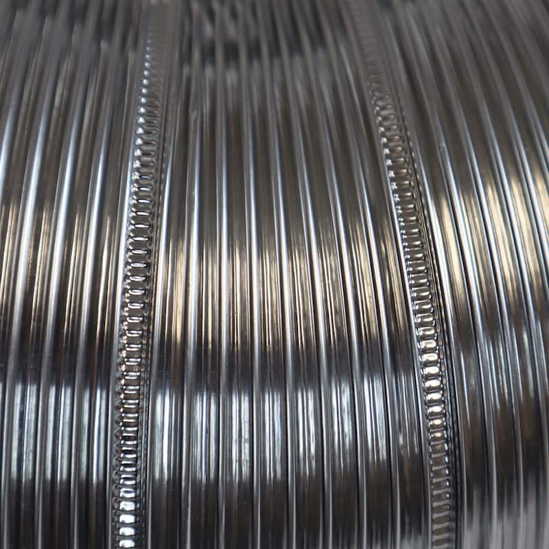 Rubber-Cal Aluminum Flex 280 - Compressible - 5" ID - 5" ID