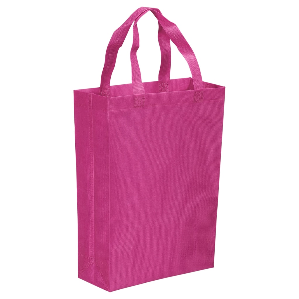 36x25cm Reusable Gift Bags 10Pcs Non-Woven Grocery Tote Bag for Travel