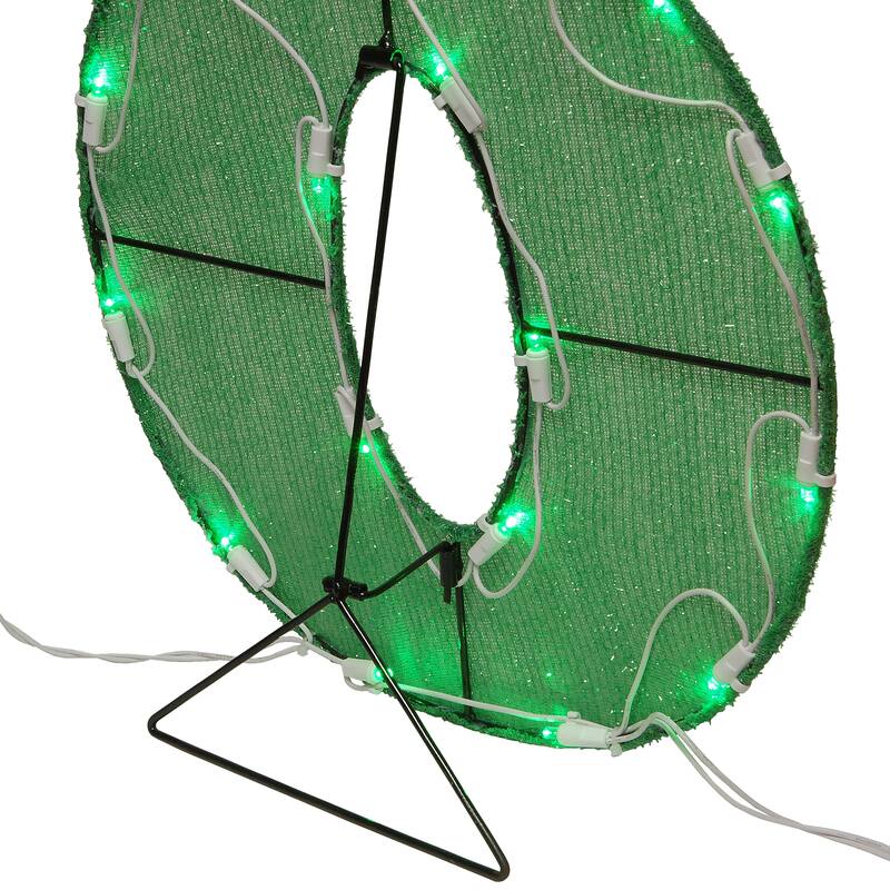 National Tree Company Halloween BOO Light Up Sign, Orange, Green, Blue, LED Lights, 23 inches