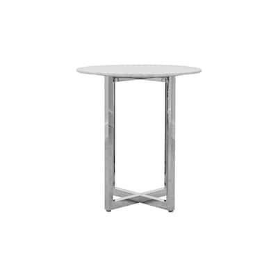 Amalfi 32" Marble Round Bar Table