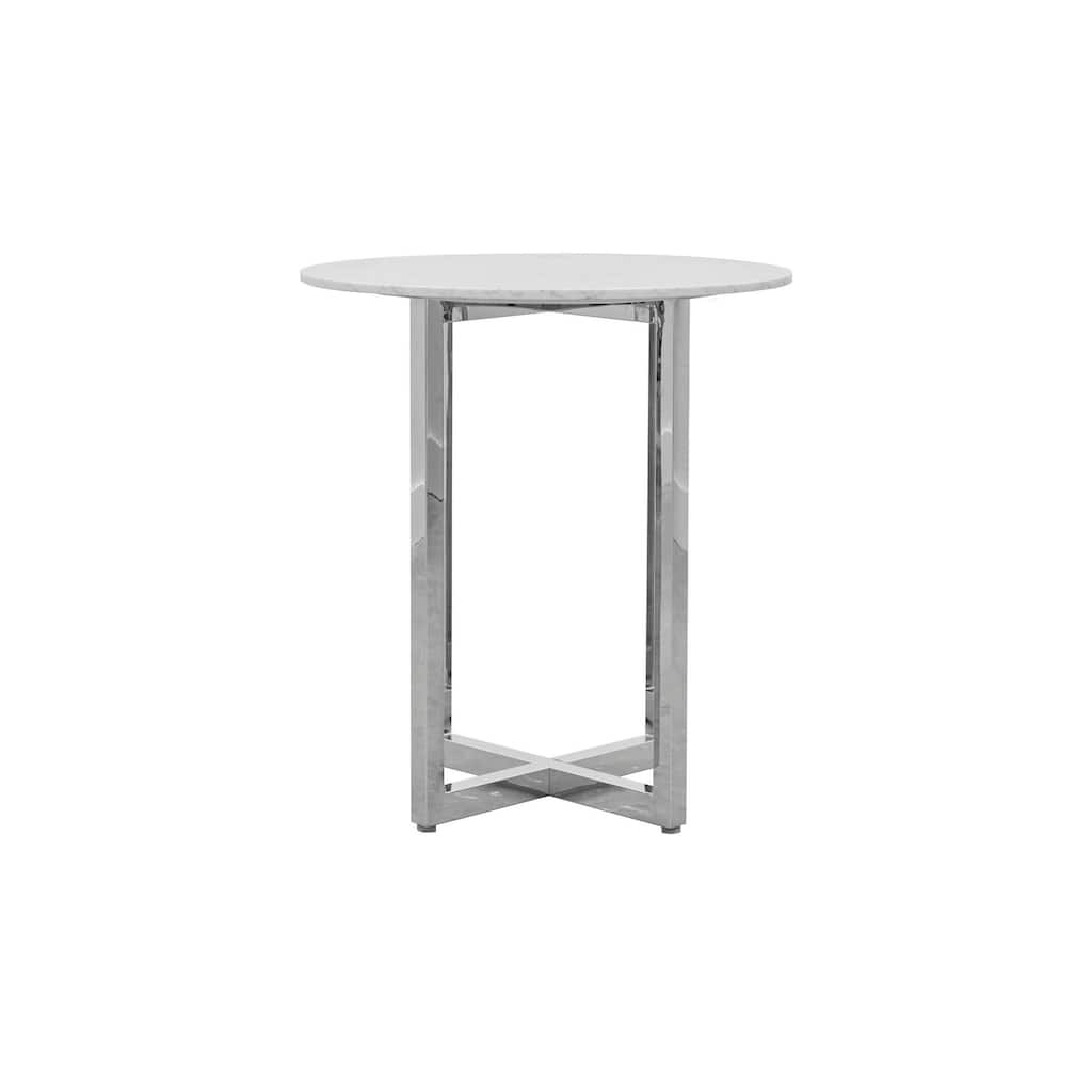 Amalfi 32" Marble Round Bar Table