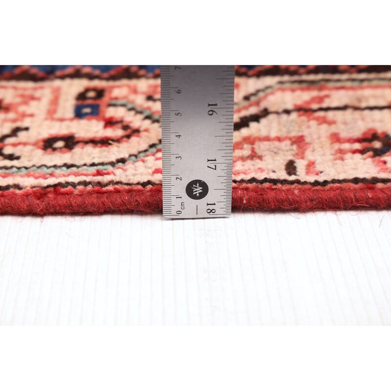 ECARPETGALLERY Hand-knotted Andelz Red Wool Rug - 3'2 x 9'10