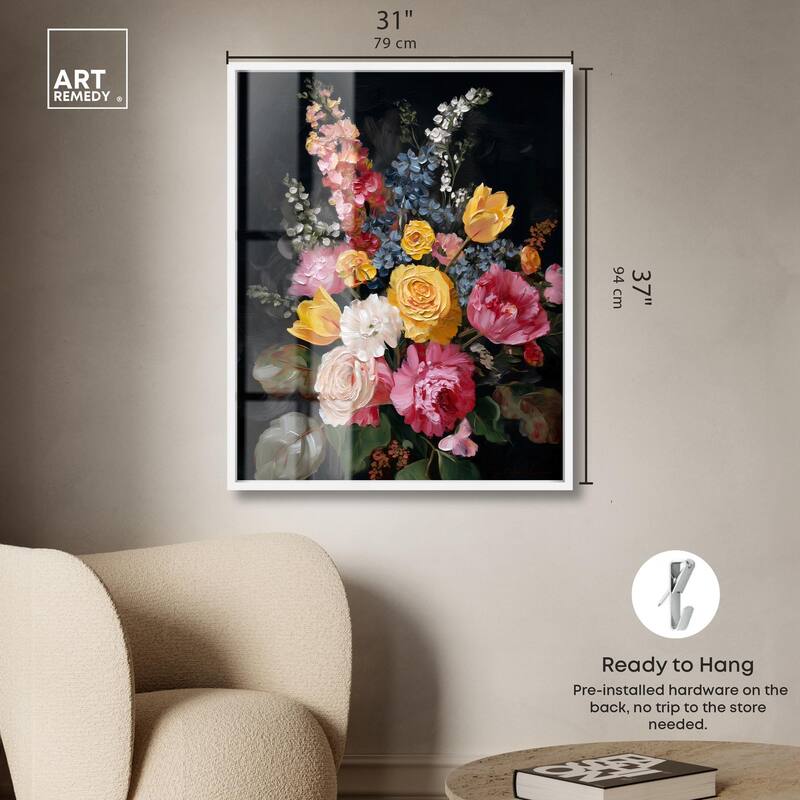 Garden Richness I Shadowbox by Art Remedy