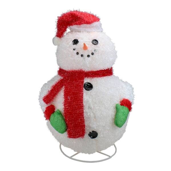 Shop 24 Red And White Lighted 3 D Jolly Winter Snowman