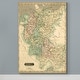 preview thumbnail 3 of 8, Thomson's Map of Germany -Premium Gallery Wrapped Canvas