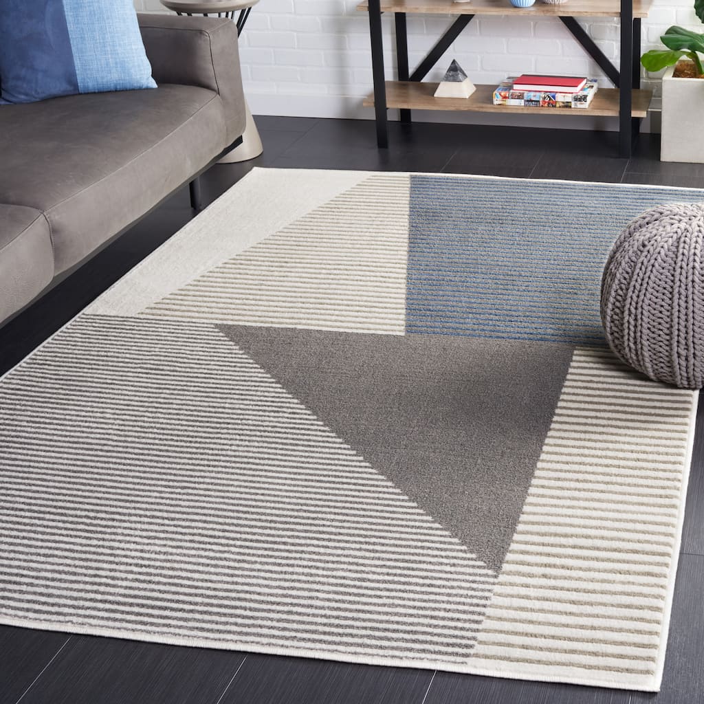 SAFAVIEH Pyramid Exie Contemporary Rug
