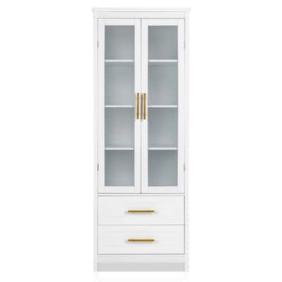 White MDF Bathroom Cabinet