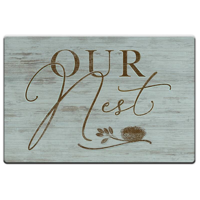 Decorative Anti-Fatigue Memory Foam Mats 30" x 20" - Our Nest - 30x20x1.04