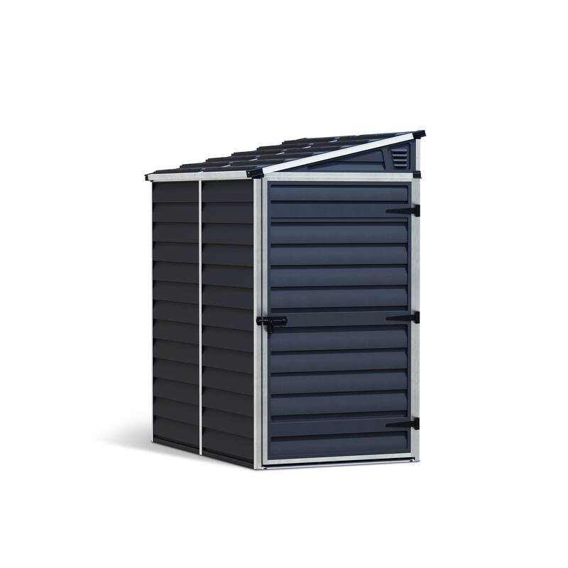 Skylight 6 ft. Midnight Grey Garden Outdoor Storage Shed